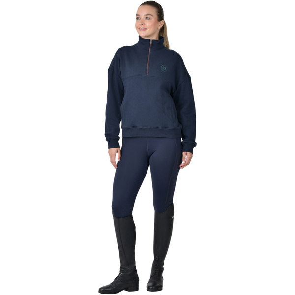 2025 Dublin Womens 1/4 Zip Fleece Pullover 1028853 - Navy